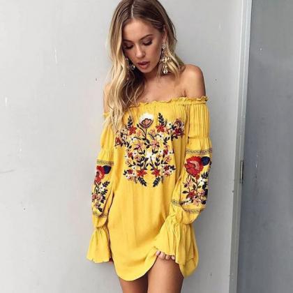 summer shift dresses with sleeves