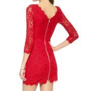Fashion Embroidery Lace Dress SF110510JL