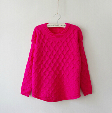 Round Neck Long-sleeved Sweater AD100520HJ on Luulla