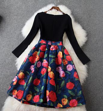 round neck gown design